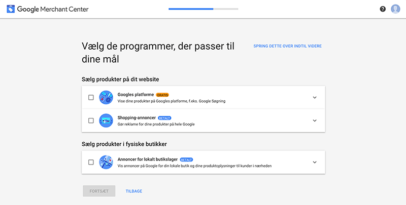 google merchant center programmer